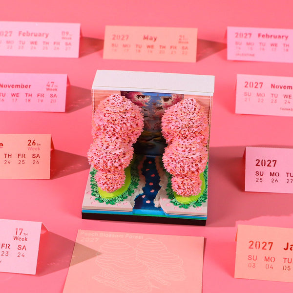 Calendrier 3D Cerisier en fleurs 2027 avec lumière – photo 5 sur 7