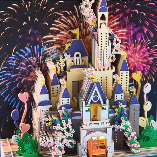 Bloc-notes 3D Château romantique en papier – photo 2