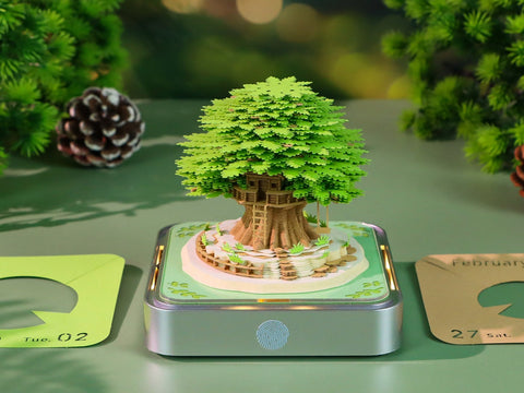 Calendrier 3D Chêne Enchanté en papier – photo 1