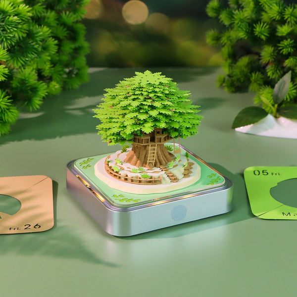Calendrier 3D Chêne Enchanté en papier – photo 5
