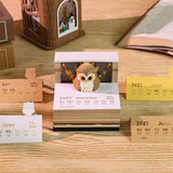 Calendrier 3D Chouette magique 2027 avec lumière – photo 2 sur 7
