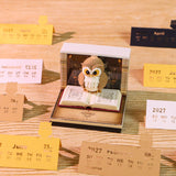 Calendrier 3D Chouette magique 2027 avec lumière – photo 4 sur 7