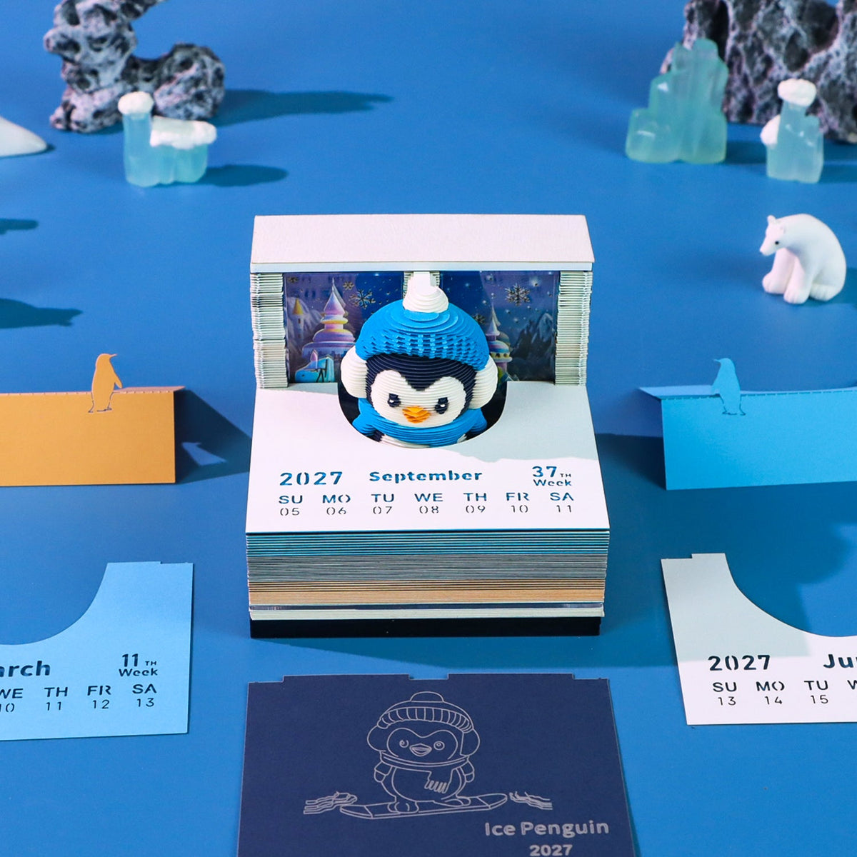 Pingouin Snowboardeur