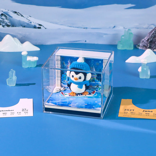 Pingouin Snowboardeur