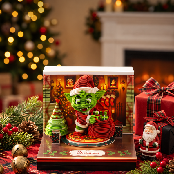 Lutin vert de Noël