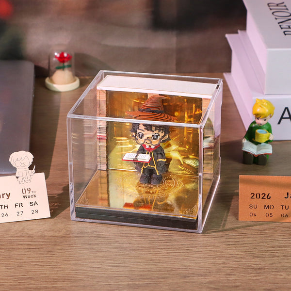 Calendrier 3D Jeune Magicien en papier – photo 3