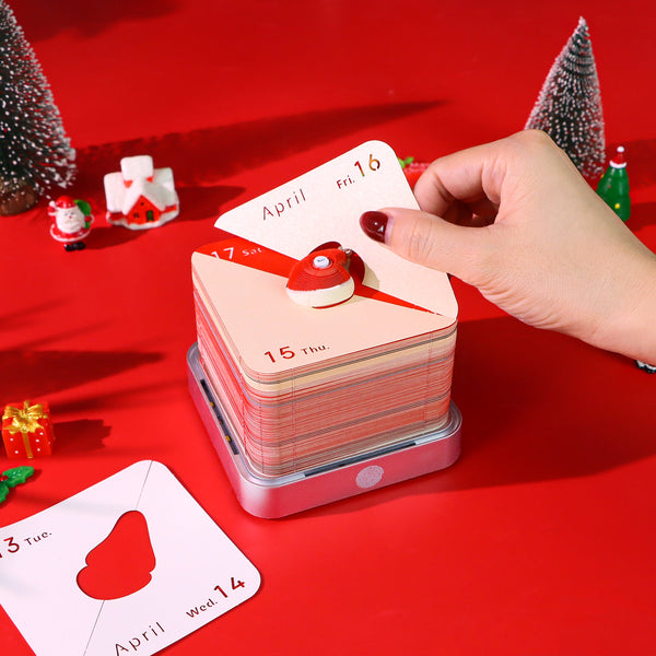 Calendrier 3D Père Noël 2027 en papier – photo 2