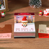Calendrier 3D Petit Lutin de Noël en papier – photo 2