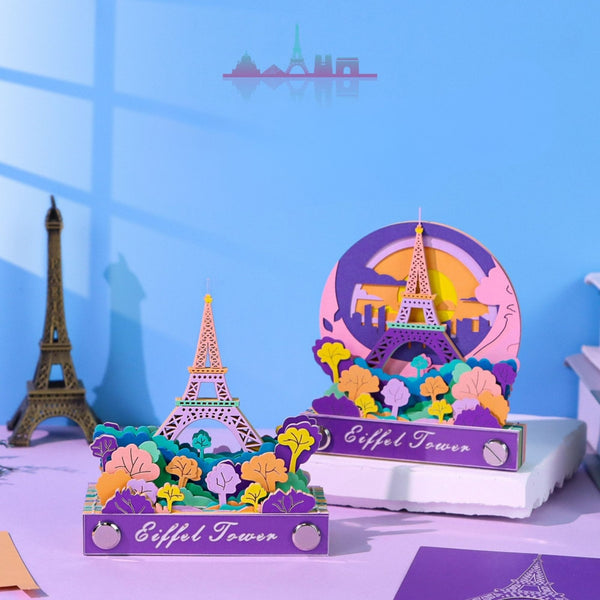 Bloc-notes 3D Tour Eiffel – Nouvelle édition en papier – photo 2