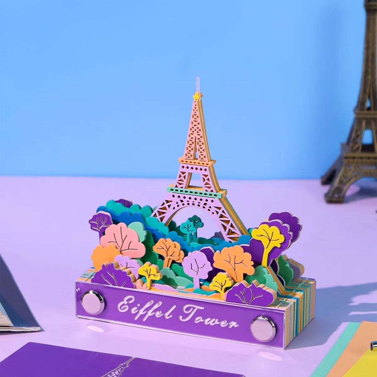 Bloc-notes 3D Tour Eiffel – Nouvelle édition en papier – photo 3