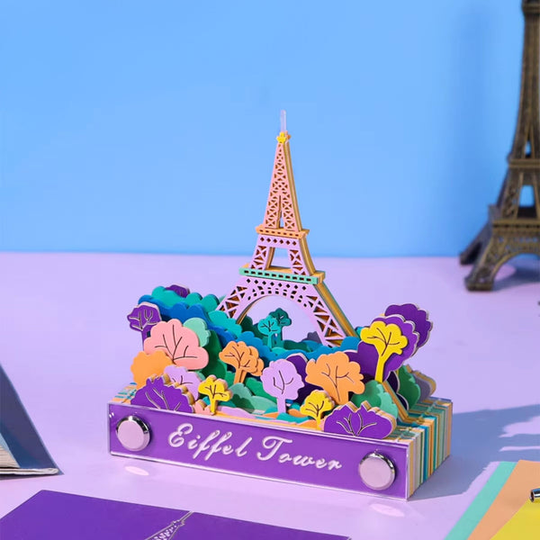 Bloc-notes 3D Tour Eiffel – Nouvelle édition en papier – photo 3