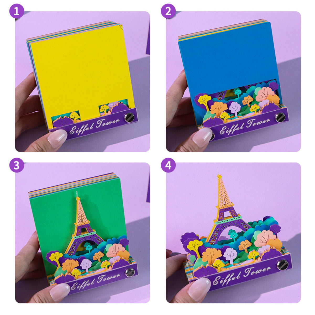 Bloc-notes 3D Tour Eiffel – Nouvelle édition en papier – photo 6