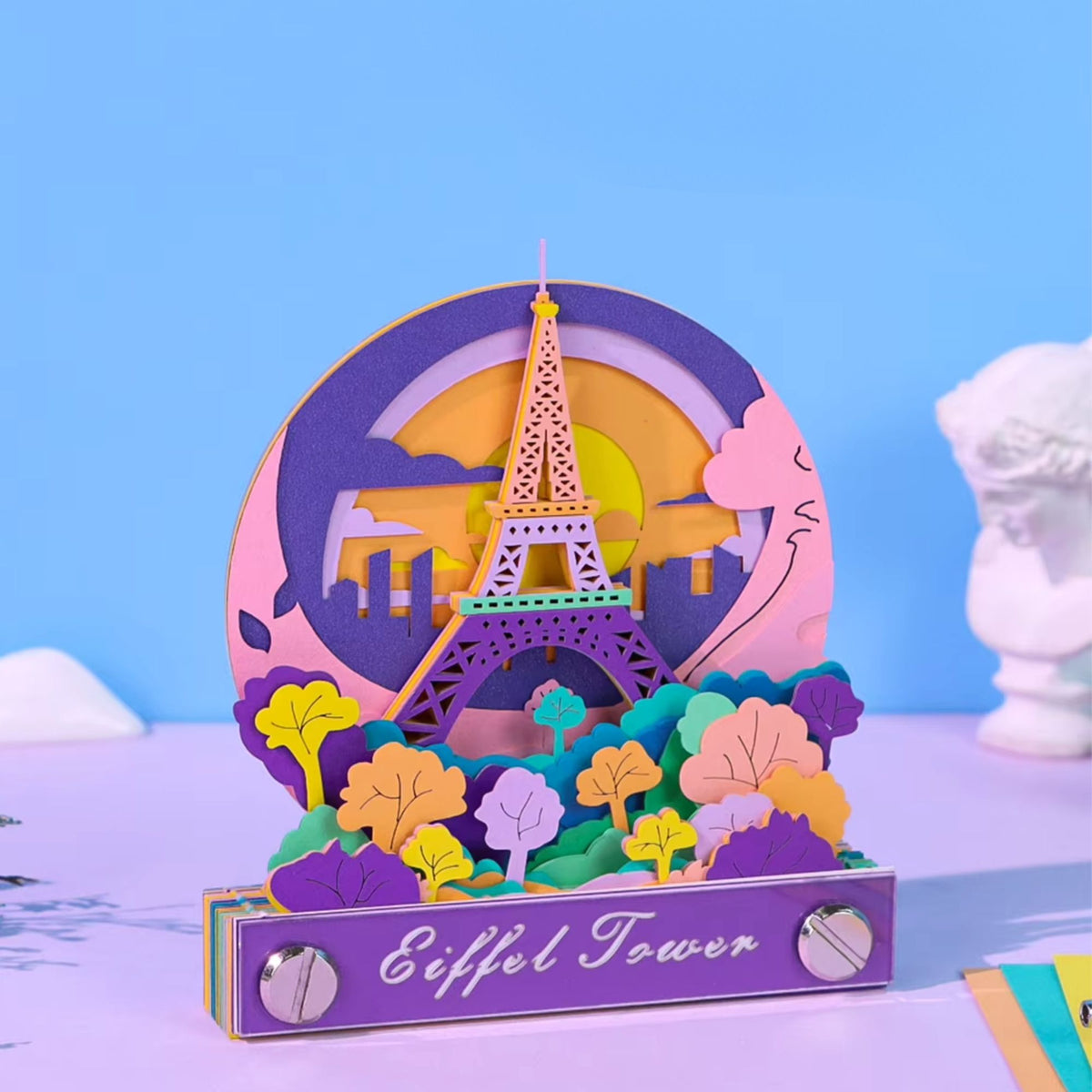 Bloc-notes 3D Tour Eiffel – Nouvelle édition en papier – photo 4