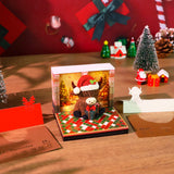 Calendrier 3D Vache de Noël en papier – photo 1