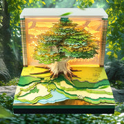 Bloc-notes 3D Village de Shenmu en papier – photo 1