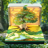 Bloc-notes 3D Village de Shenmu en papier – photo 1